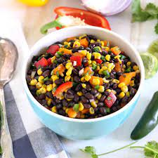 Black beanand corn